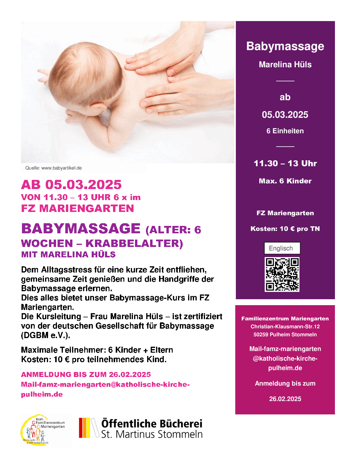 Plakat_Babymassage_05032025 (c) www.babyartikel.de