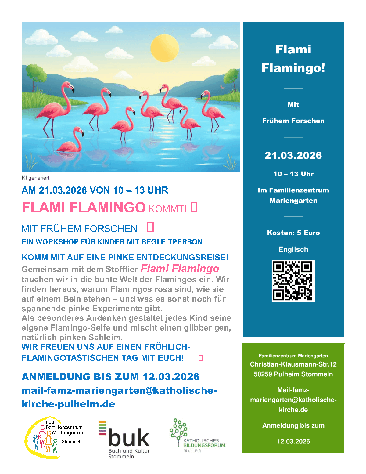 Plakat_Flami_Flamingo_21032026 (c) KI generiert