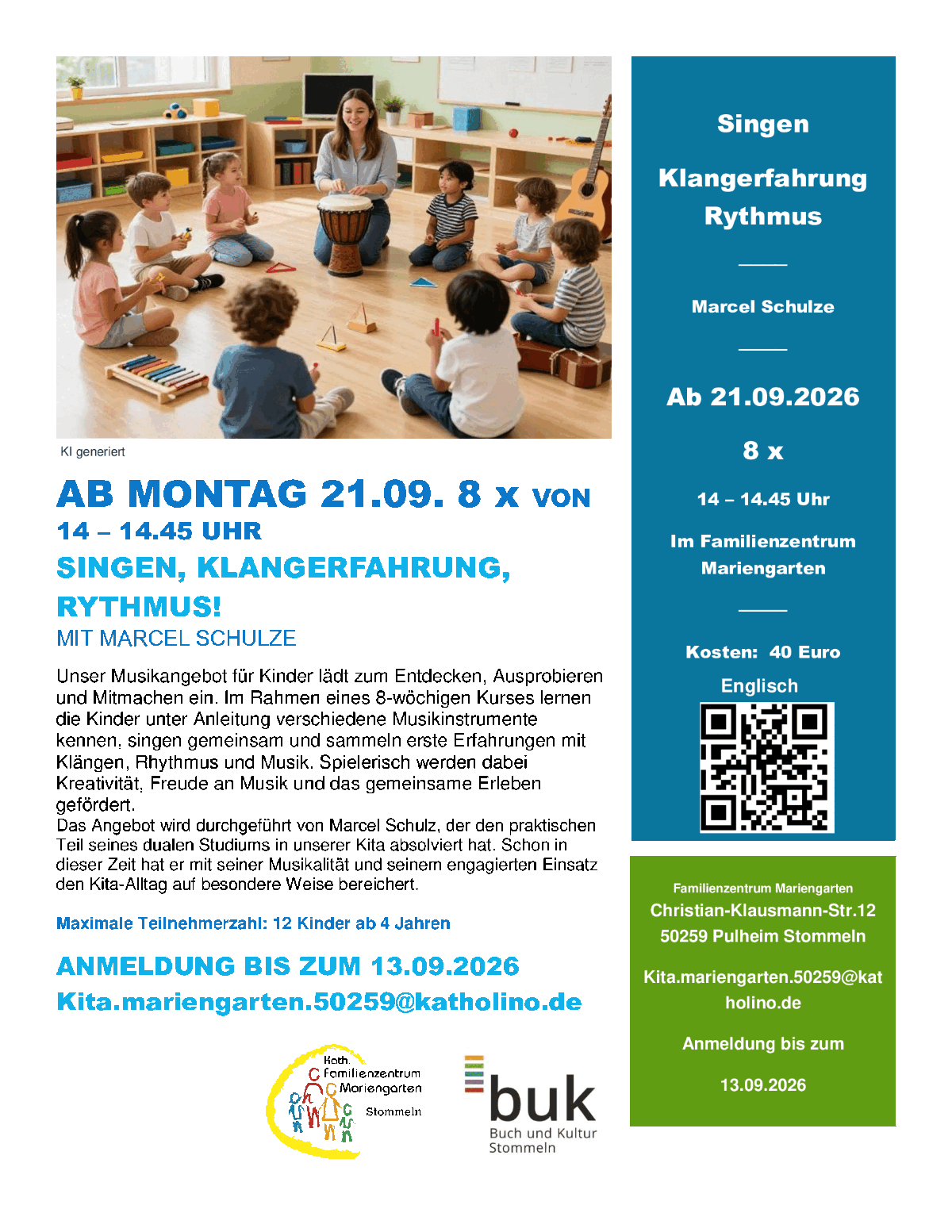 Plakat_Musikangebot_Marcel_21092026 (c) KI generiert